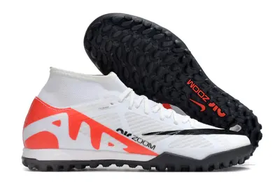 Nike Air Zoom Mercurial Superfly 9 Academy TF - White/Bright Red/Black