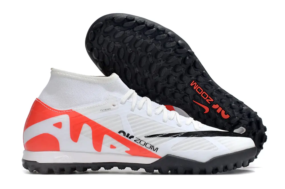 Nike Air Zoom Mercurial Superfly 9 Academy TF - White/Bright Red/Black