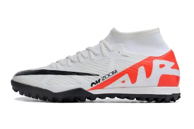 Nike Air Zoom Mercurial Superfly 9 Academy TF - White/Bright Red/Black