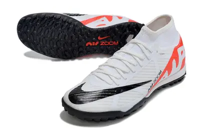 Nike Air Zoom Mercurial Superfly 9 Academy TF - White/Bright Red/Black