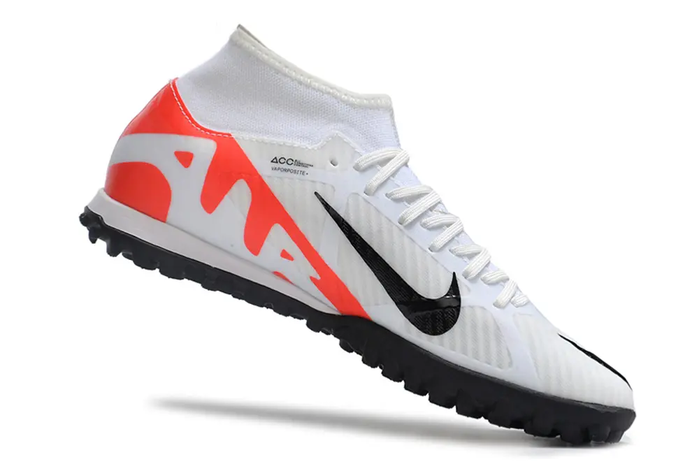 Nike Air Zoom Mercurial Superfly 9 Academy TF - White/Bright Red/Black