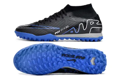 Nike Air Zoom Mercurial Superfly 9 Academy TF - Black/Electric Blue/Charcoal Gray