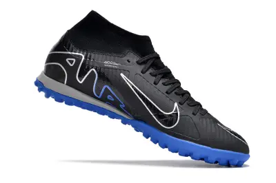 Nike Air Zoom Mercurial Superfly 9 Academy TF - Black/Electric Blue/Charcoal Gray