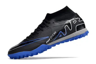 Nike Air Zoom Mercurial Superfly 9 Academy TF - Black/Electric Blue/Charcoal Gray
