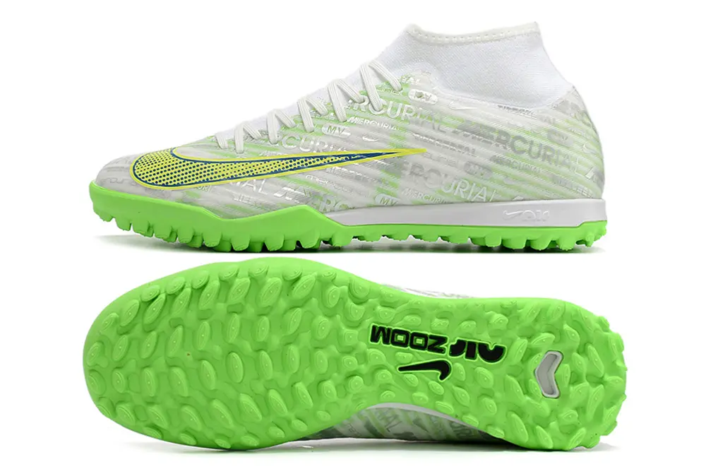 Nike Air Zoom Mercurial Superfly 9 Academy TF - Green/Vibrant Lime/Neon Yellow
