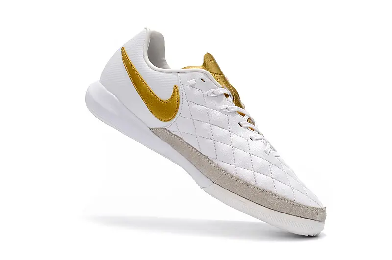 Nike TiempoX Finale 10R IC - White/Golden Highlights/Soft Grey