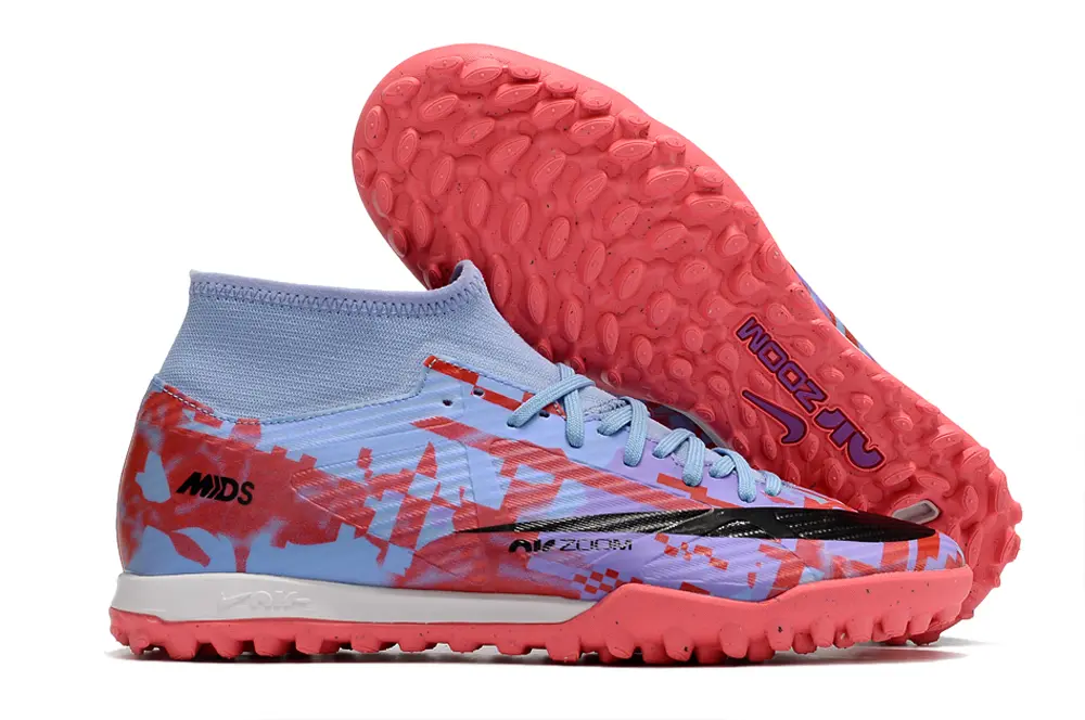 Nike Air Zoom Mercurial Superfly 9 Academy TF - Blue/Coral Pink/Light Blue