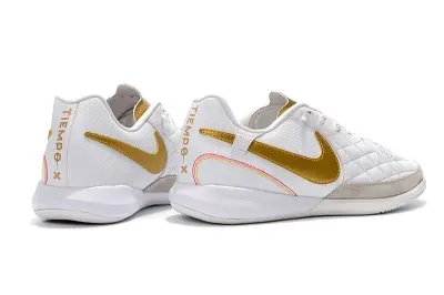 Nike TiempoX Finale 10R IC - White/Golden Highlights/Soft Grey