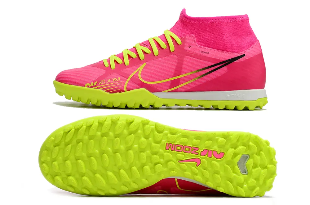 Nike Air Zoom Mercurial Superfly 9 Academy TF - Pink/Neon Green/Hot Pink