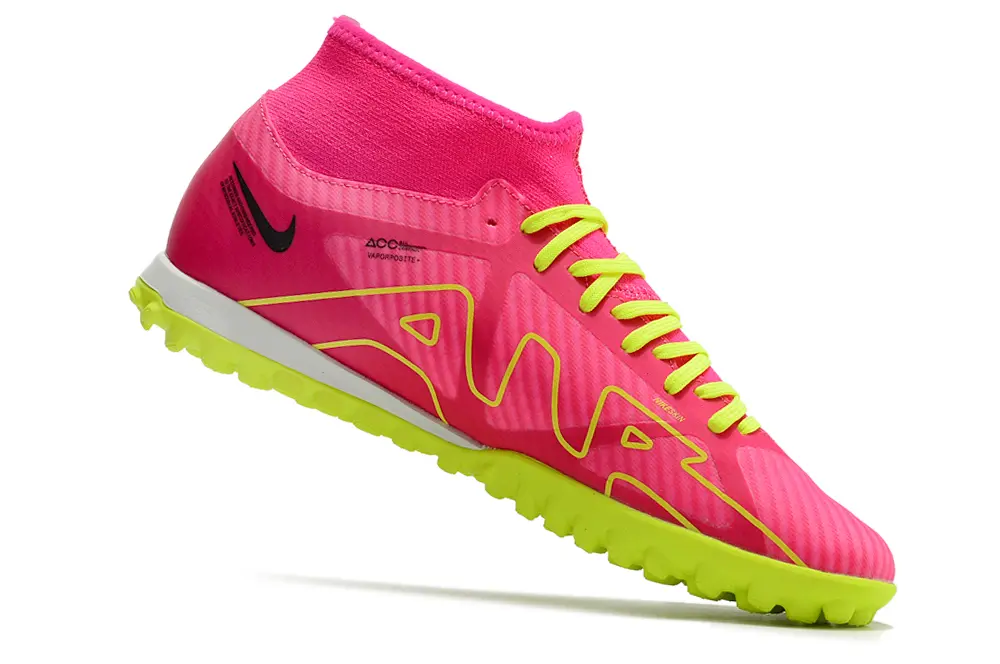 Nike Air Zoom Mercurial Superfly 9 Academy TF - Pink/Neon Green/Hot Pink