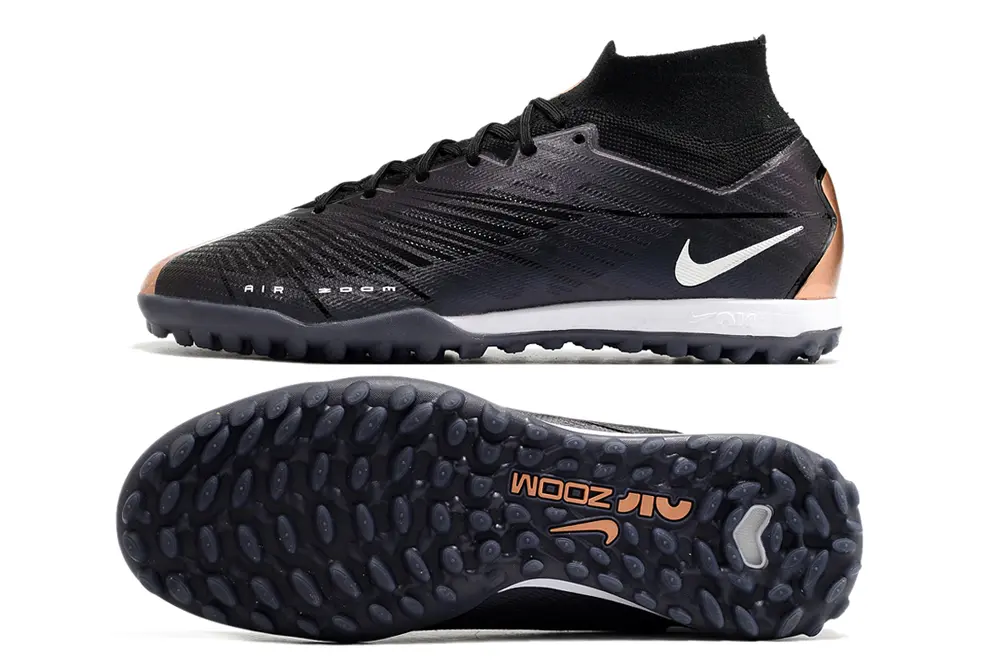 Nike Air Zoom Mercurial Superfly 9 Academy TF - Black/Metallic Copper/Sleek Gray