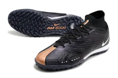 Nike Air Zoom Mercurial Superfly 9 Academy TF - Black/Metallic Copper/Sleek Gray
