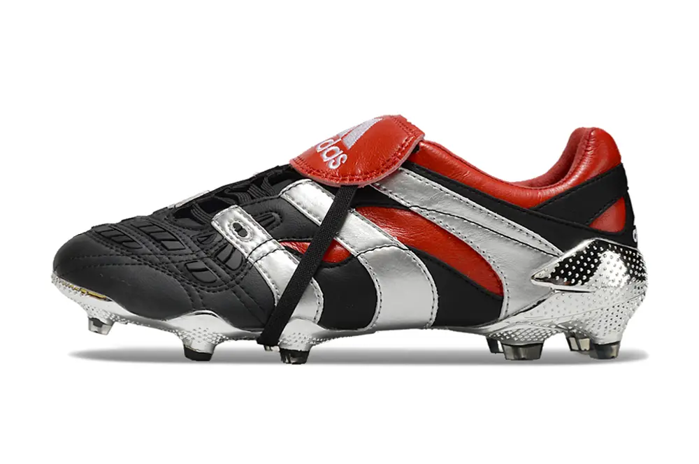 Adidas Predator Accelerator FG - Black/Crimson Red/Silver Grey