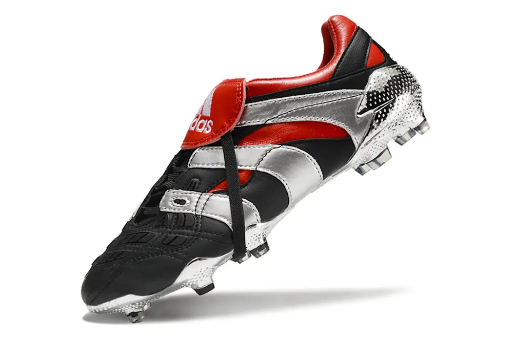 Adidas Predator Accelerator FG - Black/Crimson Red/Silver Grey