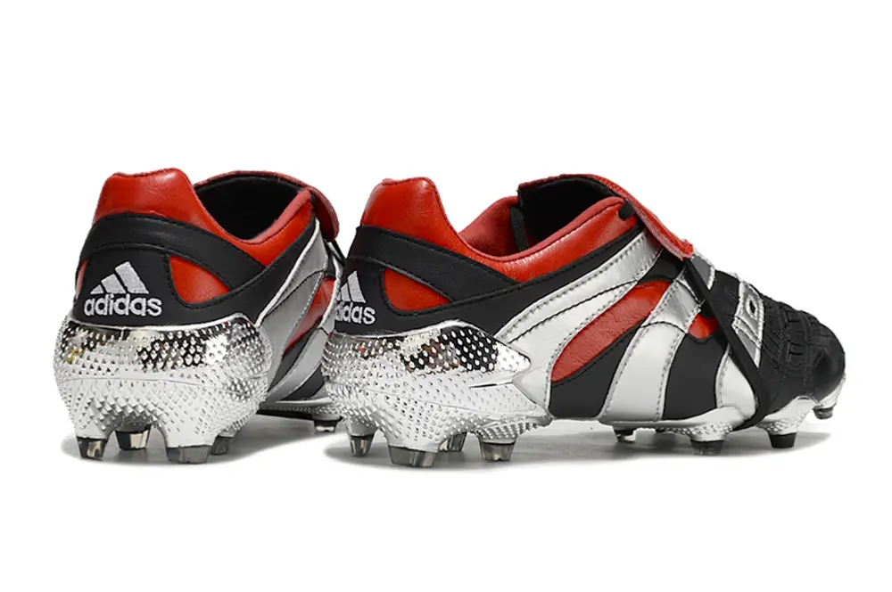 Adidas Predator Accelerator FG - Black/Crimson Red/Silver Grey