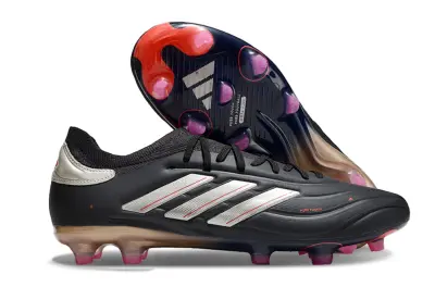Adidas Copa Pure 2+ FG - Black/Electric Pink/Glossy White