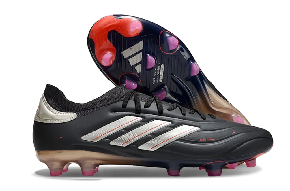 Adidas Copa Pure 2+ FG - Black/Electric Pink/Glossy White