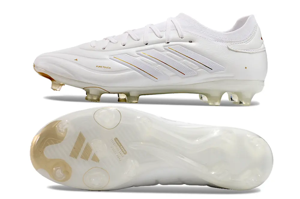 Adidas Copa Pure 2+ FG - White/Gold Accent/Clean White