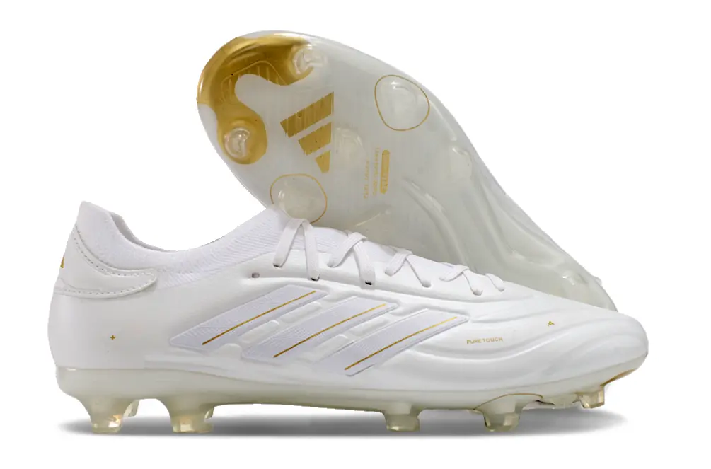 Adidas Copa Pure 2+ FG - White/Gold Accent/Clean White