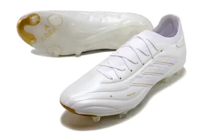 Adidas Copa Pure 2+ FG - White/Gold Accent/Clean White