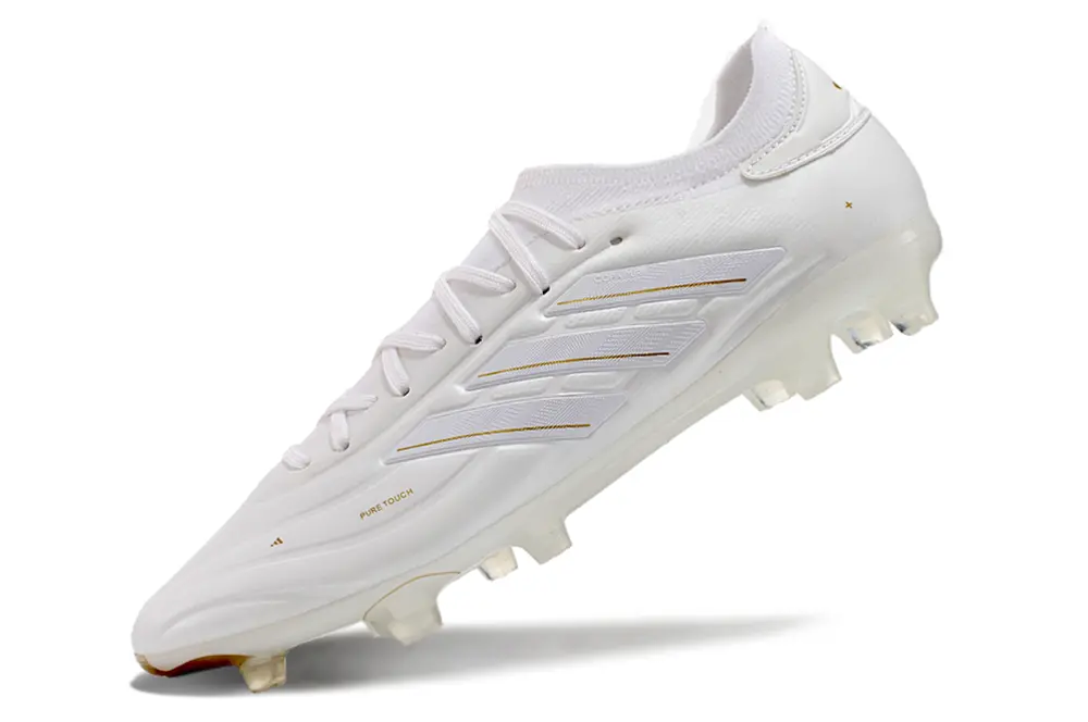 Adidas Copa Pure 2+ FG - White/Gold Accent/Clean White