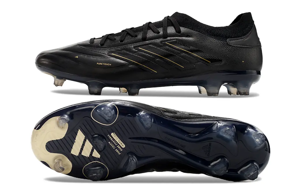 Adidas Copa Pure 2+ FG - Black/Midnight Gold/Steel Blue