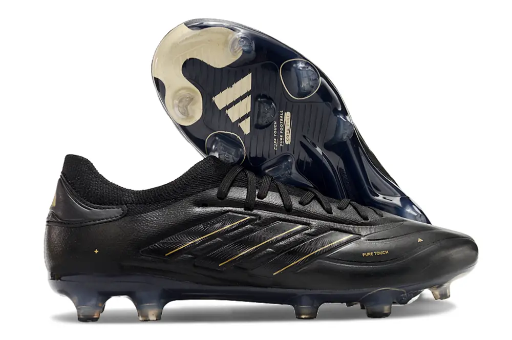 Adidas Copa Pure 2+ FG - Black/Midnight Gold/Steel Blue