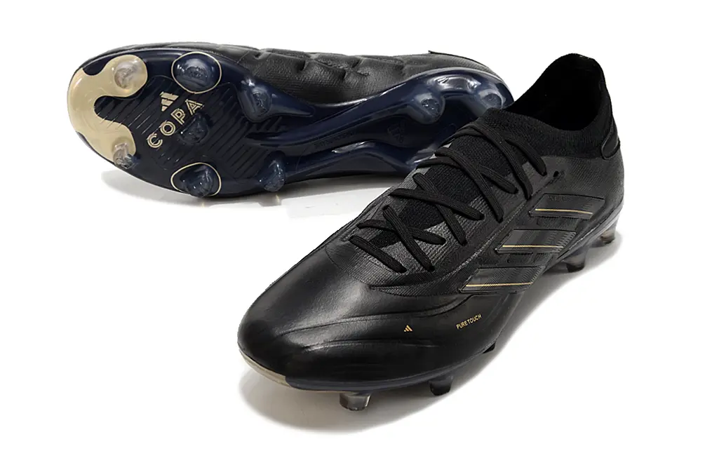 Adidas Copa Pure 2+ FG - Black/Midnight Gold/Steel Blue