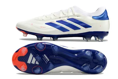 Adidas Copa Pure 2+ FG - White/Blue Depths/Inferno Orange