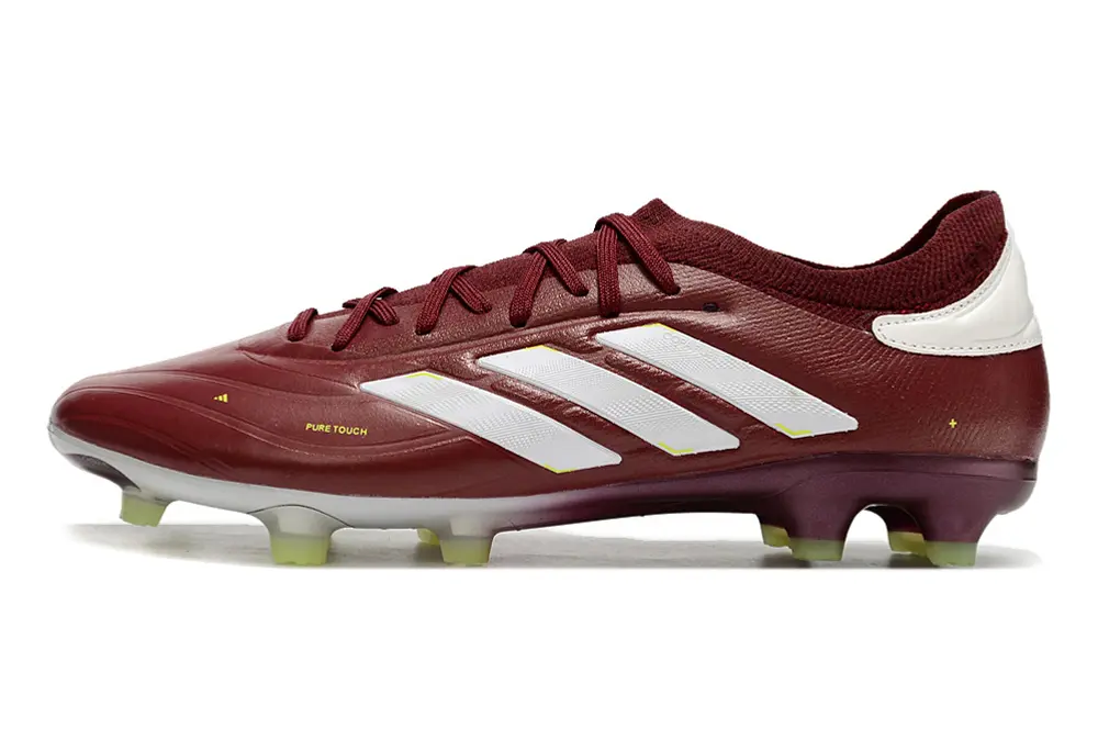 Adidas Copa Pure 2+ FG - Maroon/Gold Accents/White Details