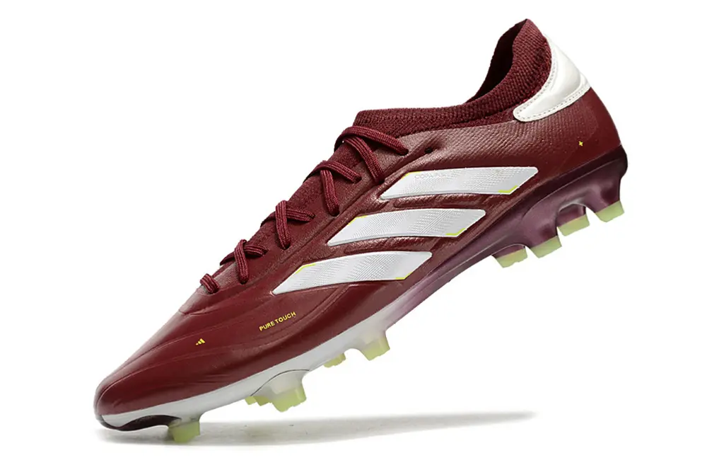 Adidas Copa Pure 2+ FG - Maroon/Gold Accents/White Details
