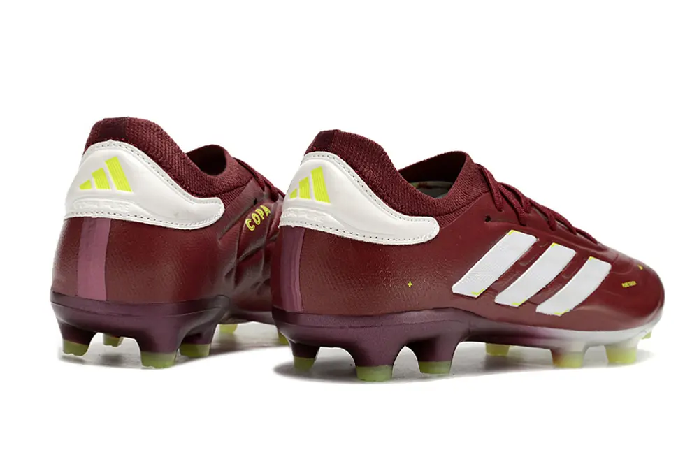 Adidas Copa Pure 2+ FG - Maroon/Gold Accents/White Details