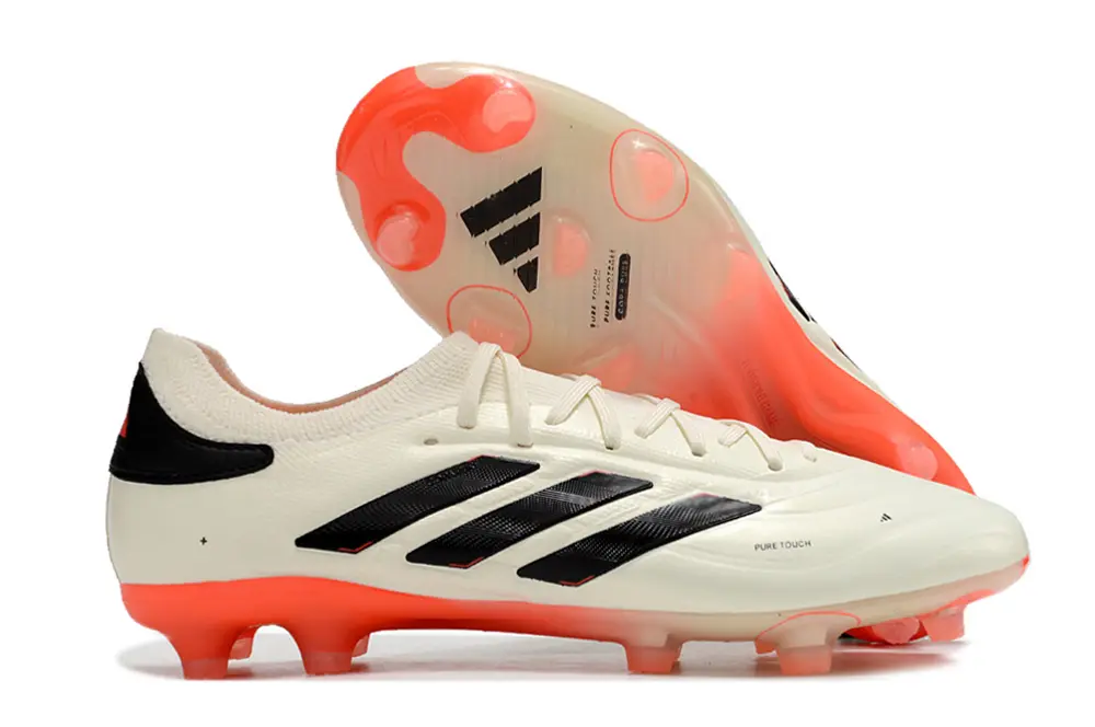 Adidas Copa Pure 2+ FG - White/Electric Coral/Black
