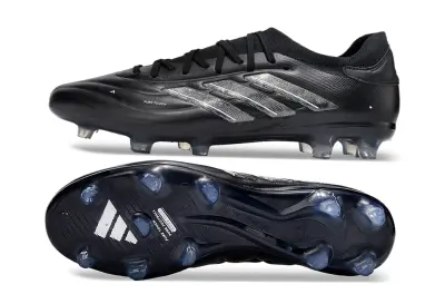 Adidas Copa Pure 2+ FG - Black/Charcoal Grey/Metallic Silver