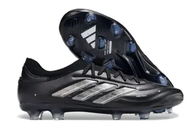 Adidas Copa Pure 2+ FG - Black/Charcoal Grey/Metallic Silver