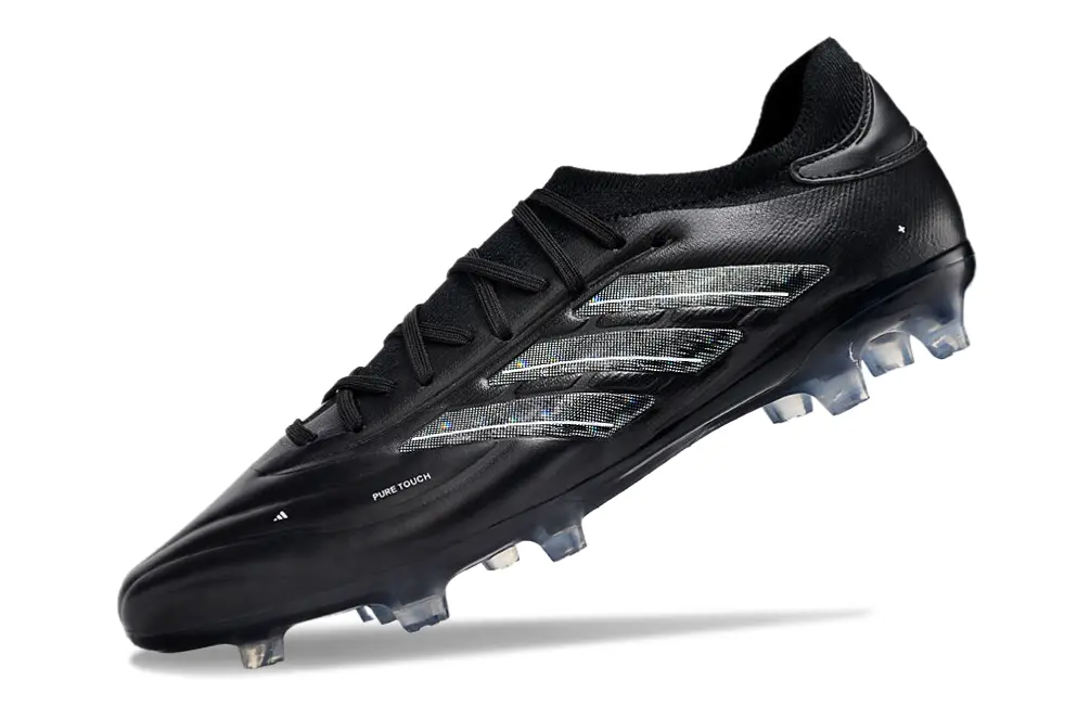 Adidas Copa Pure 2+ FG - Black/Charcoal Grey/Metallic Silver