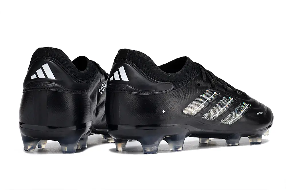 Adidas Copa Pure 2+ FG - Black/Charcoal Grey/Metallic Silver