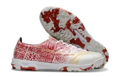 Mizuno Alpha Pro TF - White/Crimson Red/Sunny Yellow