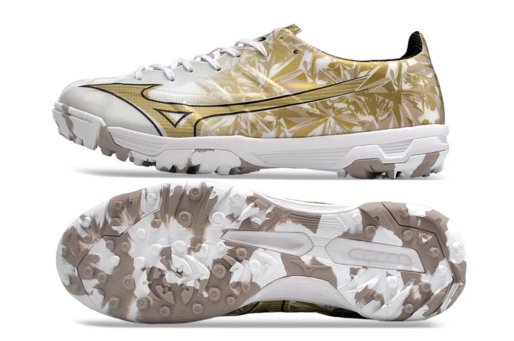 Mizuno Alpha Pro TF - Gold/Golden Leaf/White Blossom
