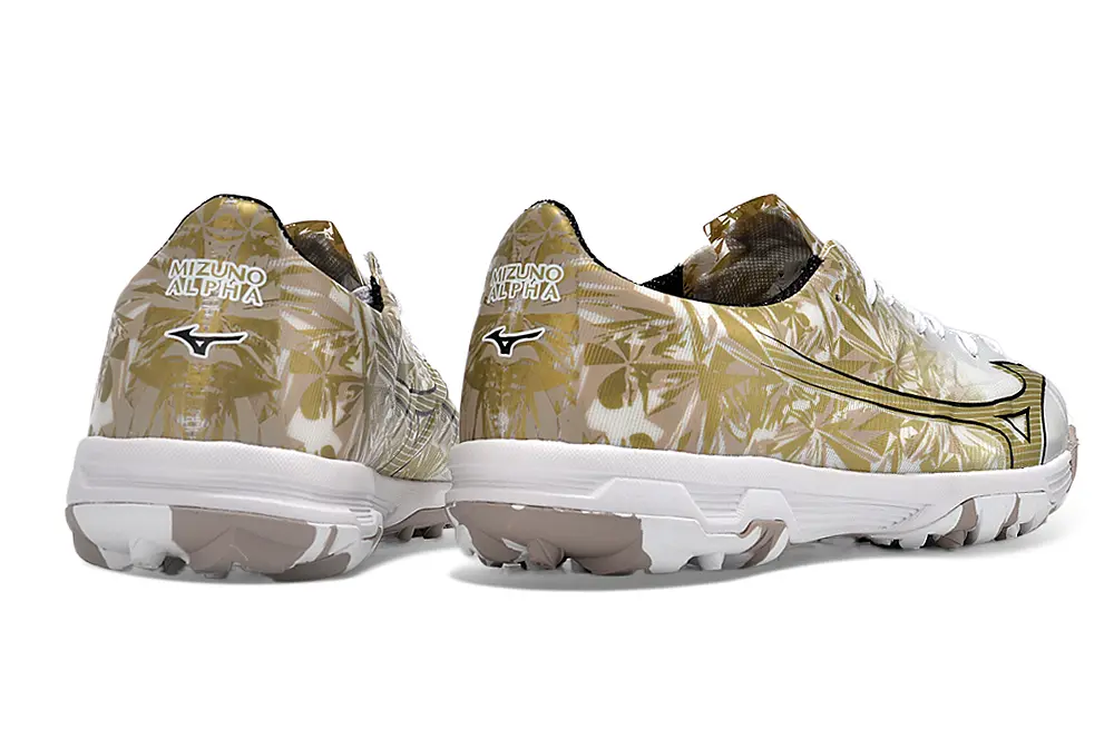 Mizuno Alpha Pro TF - Gold/Golden Leaf/White Blossom