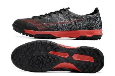 Mizuno Alpha Pro TF - Black/Red Inferno/Graphite Shadow