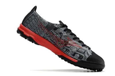 Mizuno Alpha Pro TF - Black/Red Inferno/Graphite Shadow
