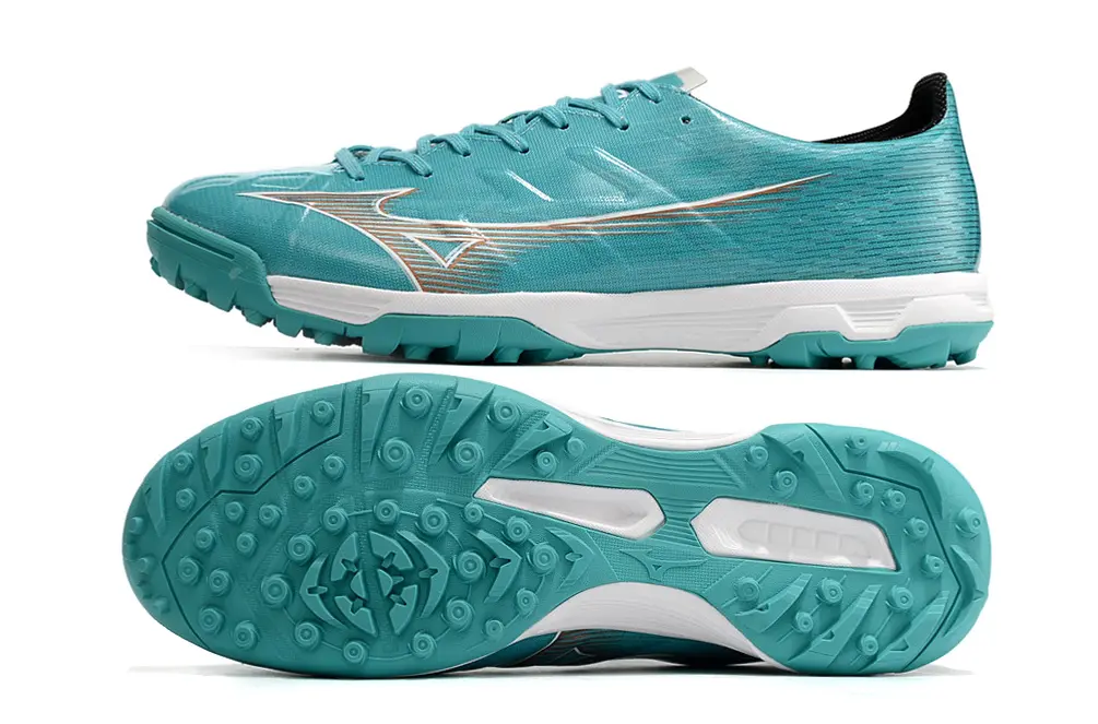 Mizuno Alpha Pro TF - Turquoise/Vibrant Aqua/Metallic Gold