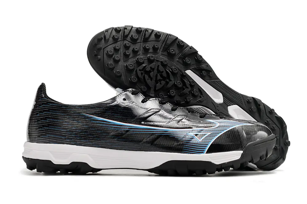 Mizuno Alpha Pro TF - Black/Electric Blue/White