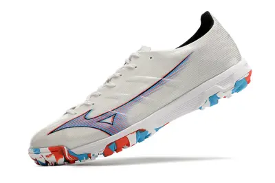 Mizuno Alpha Pro TF - White/Vibrant Blue/Fiery Red