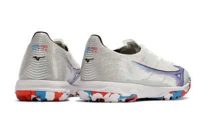 Mizuno Alpha Pro TF - White/Vibrant Blue/Fiery Red