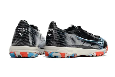 Mizuno Alpha Pro TF - Black/Sky Blue/Fiery Red