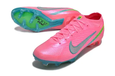 Nike Air Zoom Mercurial Vapor 15 Elite FG - Pink/Aqua Blue/Neon Green