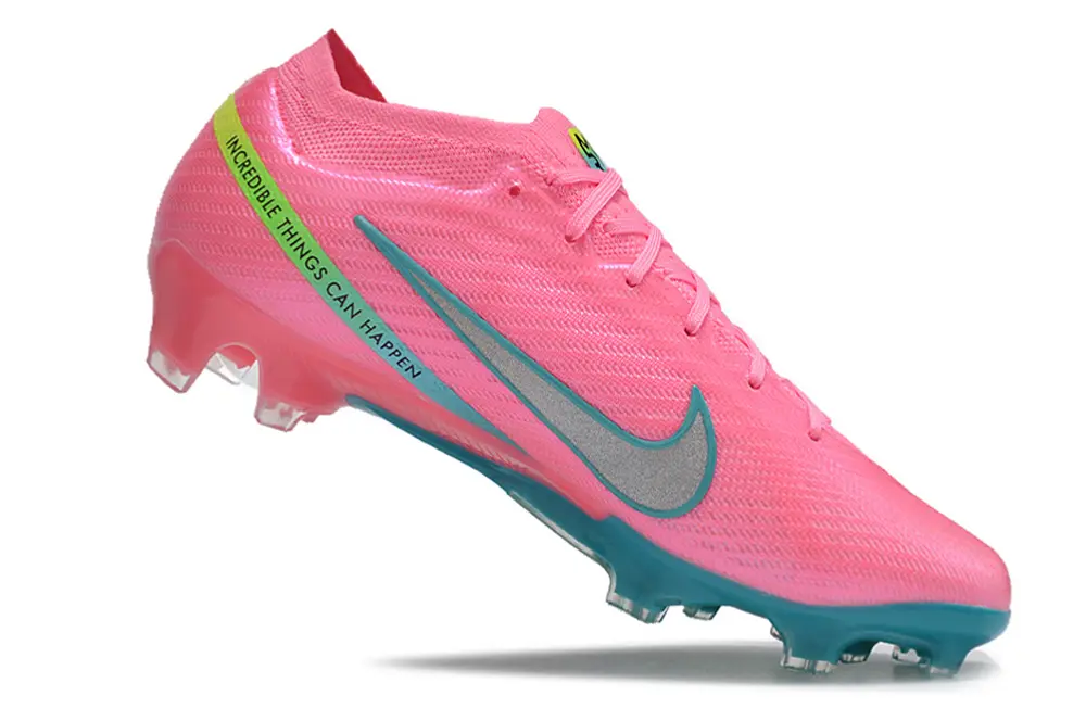 Nike Air Zoom Mercurial Vapor 15 Elite FG - Pink/Aqua Blue/Neon Green