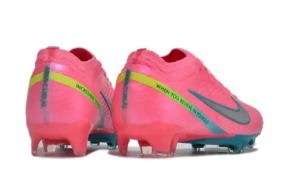 Nike Air Zoom Mercurial Vapor 15 Elite FG - Pink/Aqua Blue/Neon Green